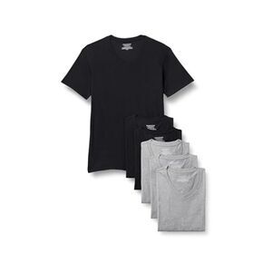 Amazon Essentials Mens VNeck Undershirt Breathable Cotton 6Pk XXL